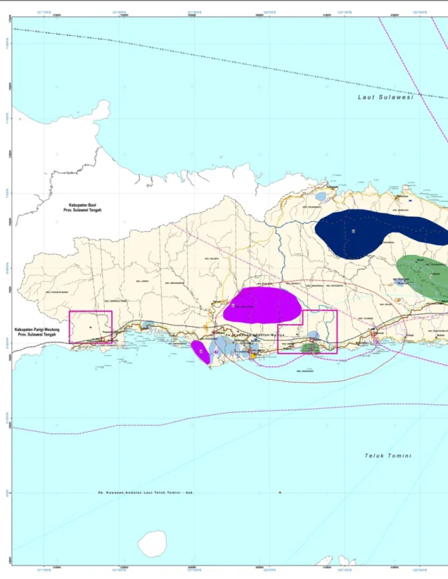Gambar 1. Peta Kawasan Strategis Provinsi Gorontalo
