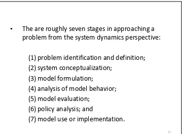 Figure 4.1 shows these stages and the likely progression 