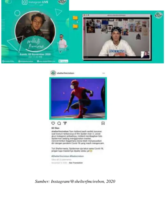 Gambar 3.2  Screenshot Konten Instagram 