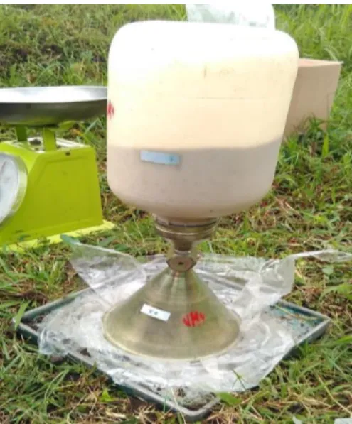 Gambar 4.5 Alat kerucut pasir (sand cone) 