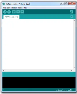 Gambar 2.14 Tampilan Arduino IDE 