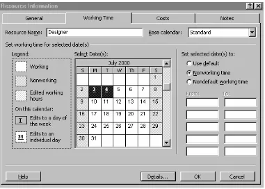 Figure 14. Example of a Computer-Generated Human Resource Calendar 