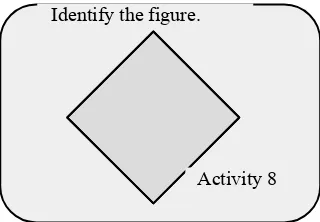 Figure 12. Confusión betwen square and rhombus concepts