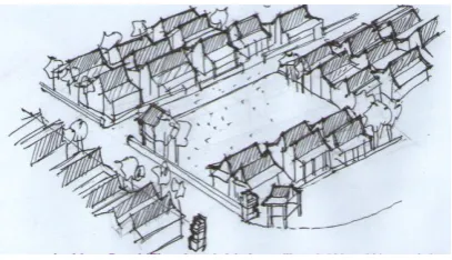 Gambar 8. massa permukiman dusun Ngluwuk 