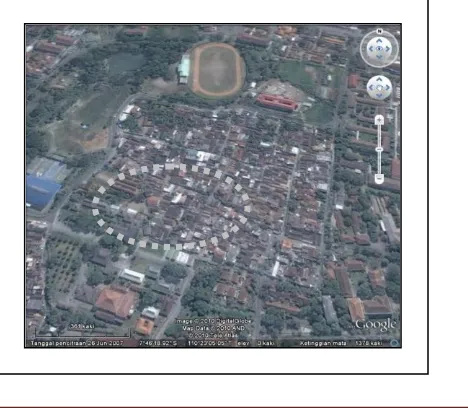 Gambar 1.  Desa Karang Malang Yogyakarta Sumber : Pendataan Kelompok Penelitian  S2 Teknik Arsitektur 