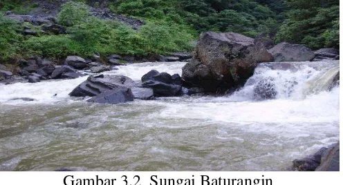 Gambar 3.2  Sungai Baturangin 