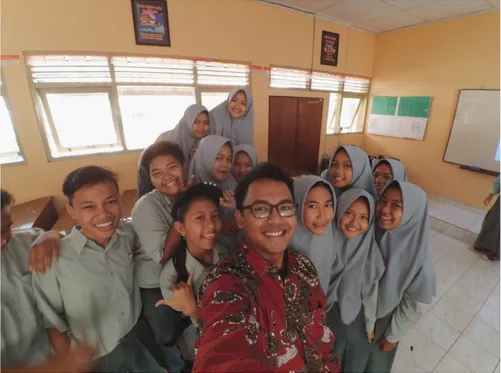 Foto bersama peserta didik 