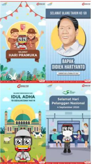 Gambar 3.13. Desain Instagram Story PT Kereta Commuter Indonesia 