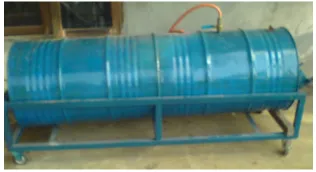 Gambar 6. Desain modifikasi pertama komponen alat biogas