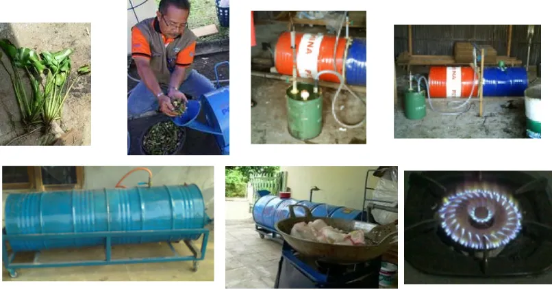 Gambar 10. Foto Proses Perakitan Alat Biogas