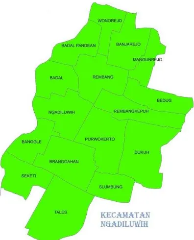 Gambar 02: Peta Kecamatan Ngadiluwih15