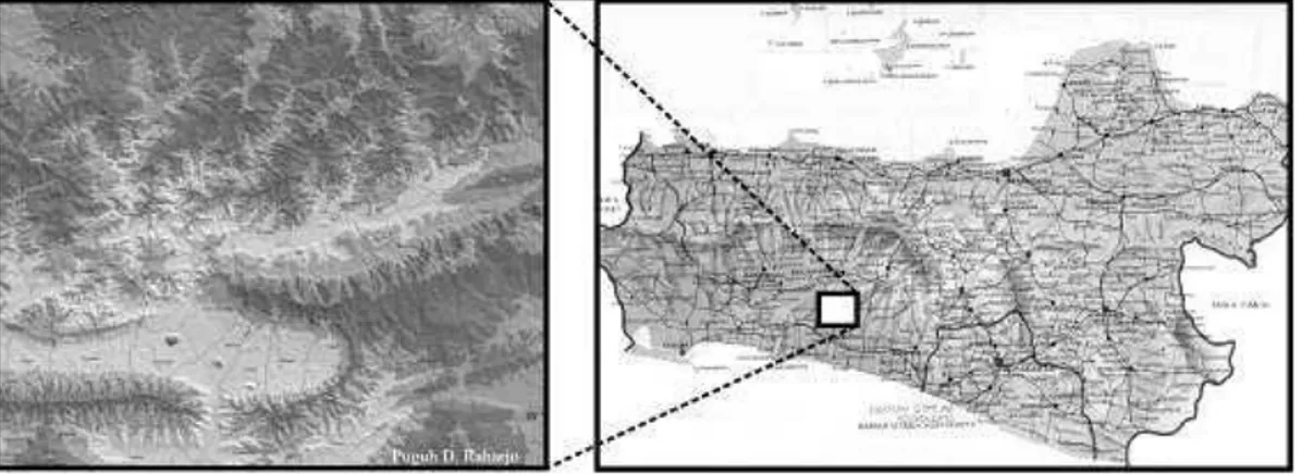 Gambar 2. Lokasi Kajian Penelitian Wilayah Karangsambung