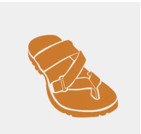 Gambar 3.11 Desain icon sandal 
