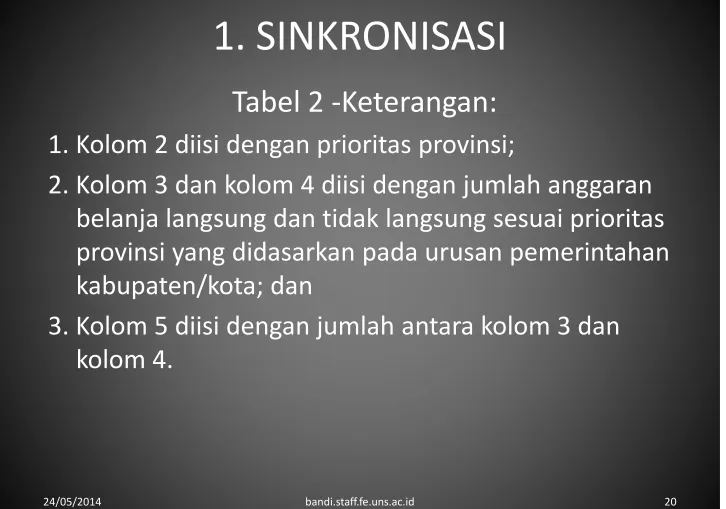 Tabel 2 -Keterangan: 