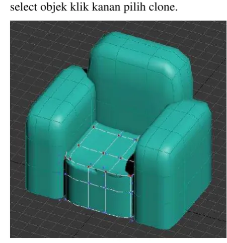 Gambar 3.36 Bentuk dasar sofa