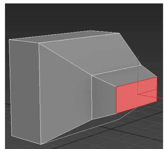 Gambar 3.44 Tampilan setelah extrude
