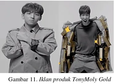 Gambar 11. Iklan produk TonyMoly Gold 