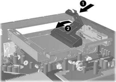 Gambar 2-9   Membuka Carrier Hard Drive