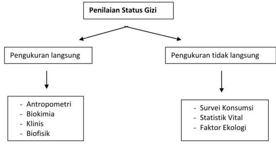 Gambar 2.2.Metode Penilaian Status Gizi 