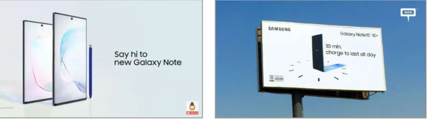 Gambar 2. Iklan Telepon Cerdas Samsung  Pada Televisi, 2020 
