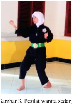 Gambar 2. Kuda-kuda silat beksi. 