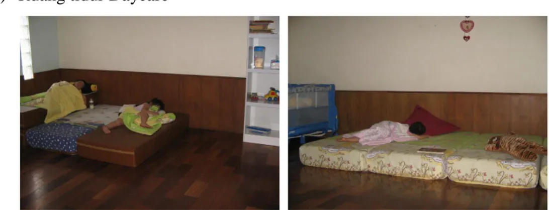 Gambar III.10. Ruang Tidur Bianglala  Kindergarten, Playgroup and  Daycare
