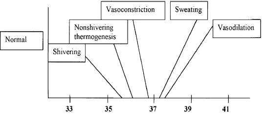 Gambar 2.4. Hubungan anestesi dengan penurunan core temperatur.6 