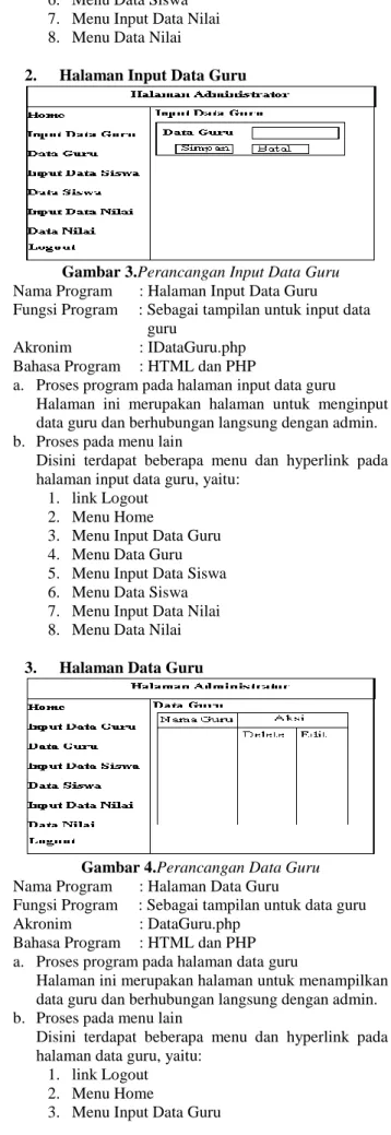 Gambar 1.Perancangan Login Admin  Nama Program       :  Halaman Login Admin 