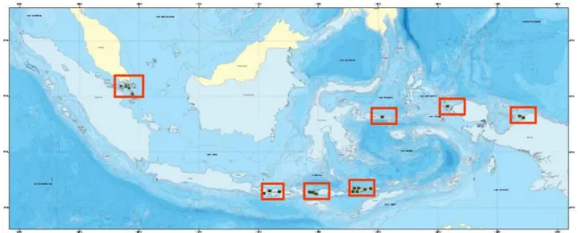 Gambar 3.12  Peta Lokasi Potensi Tenaga Arus Laut  