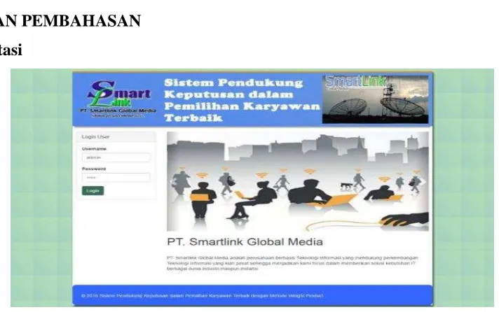 Gambar 3. Halaman Login 