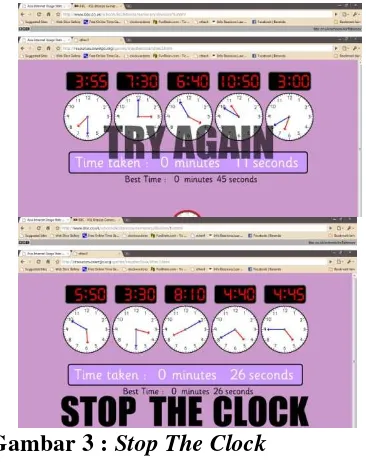 Gambar 3 : Stop The Clock  