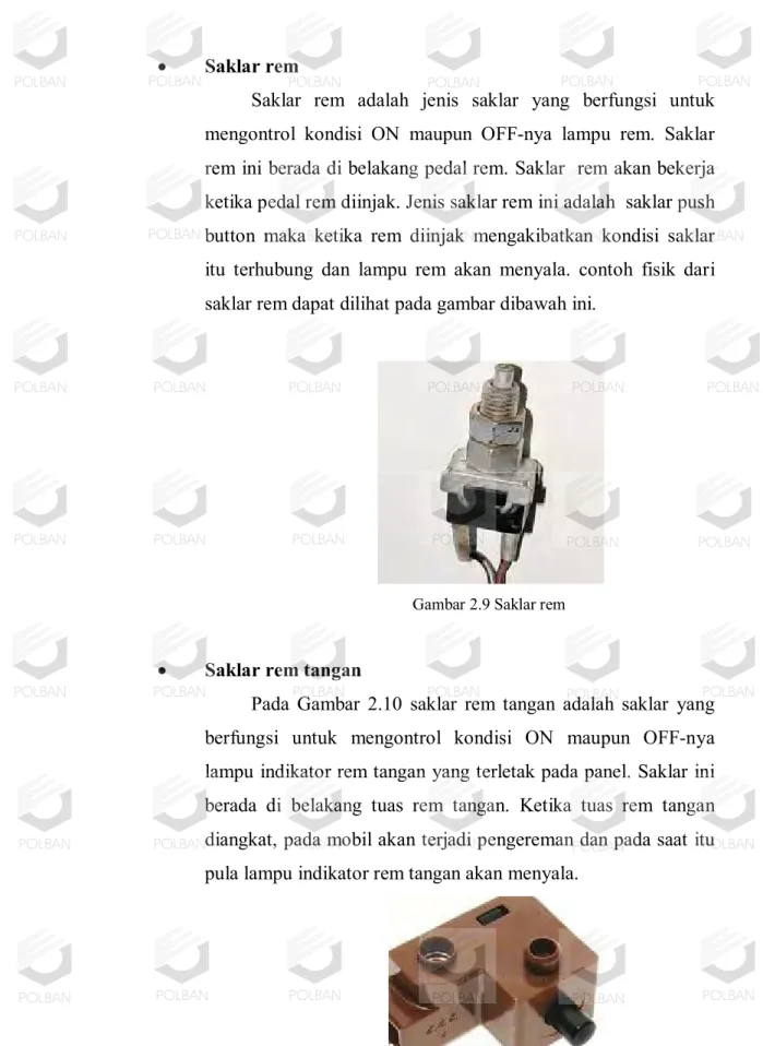 Gambar 2.9 Saklar rem