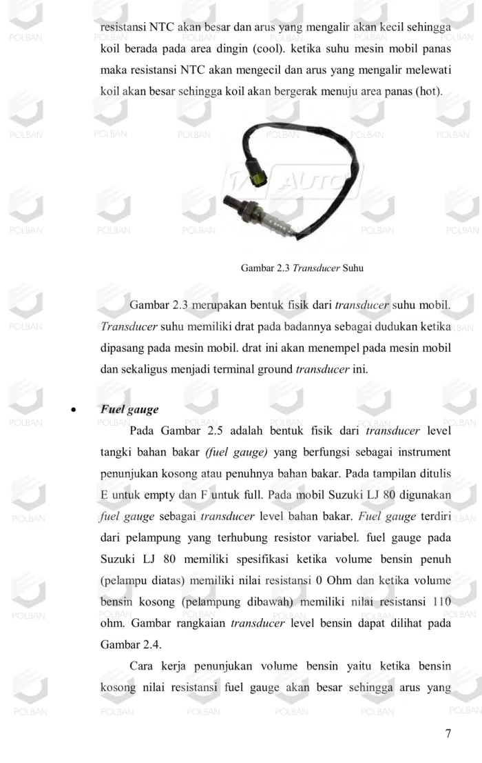 Gambar 2.3 Transducer Suhu 