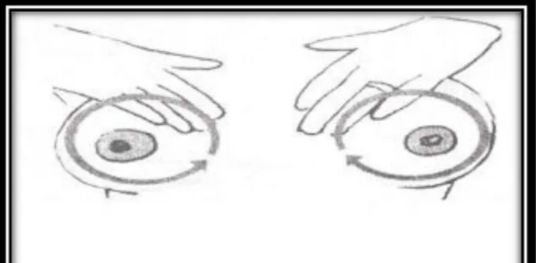 Gambar .3. Gerakan memutar payudara 