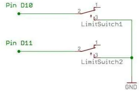 Gambar 3.9 Rangkaian Limit Switch 