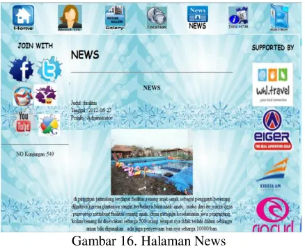 Gambar 17. Halaman Info HTM 