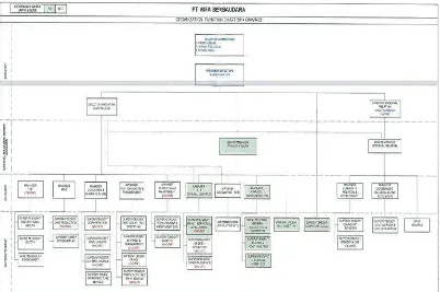 Gambar 4.1. Struktur organisasi PT Mifa Bersaudara