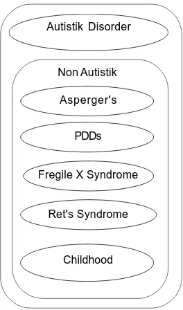 Gambar 4: The Pervasive Development Disorder; Autisme Spectrum Disorders.