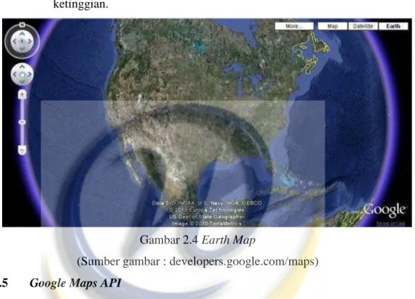 Gambar 2.4 Earth Map 