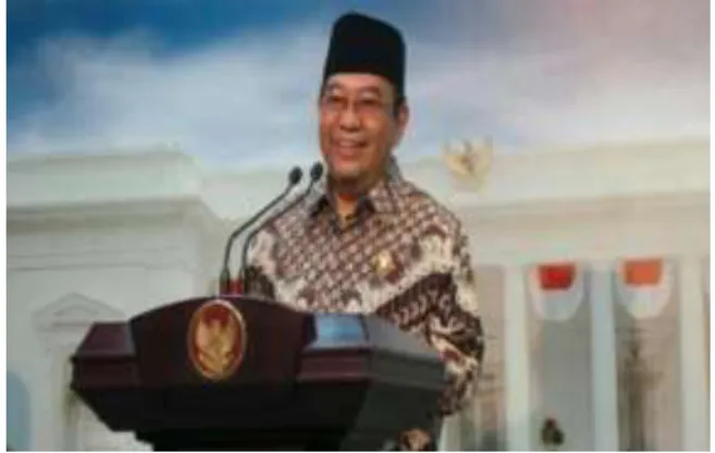 Gambar 1 Ketua Badan Pemeriksa Keuangan Harry Azhar Azis  Usai Menemui Presiden Joko Widodo di Istana Kepresidenan, 