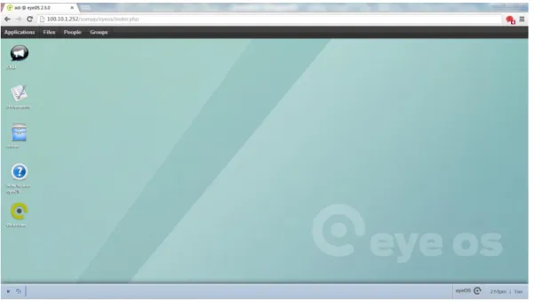 Gambar 4.8 Tampilan Home Page Web Application Cloud. 