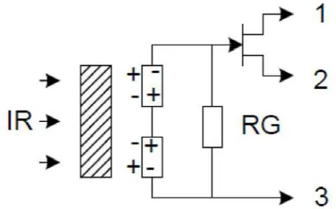 Gambar 2.9 Diagram Internal Rangkaian sensor PIR 