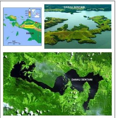 Gambar 1. Lokasi Danau Sentani di Kabupaten Jayapura, Papua.