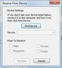 Gambar III-4. Kotak Dialog Receive From Device