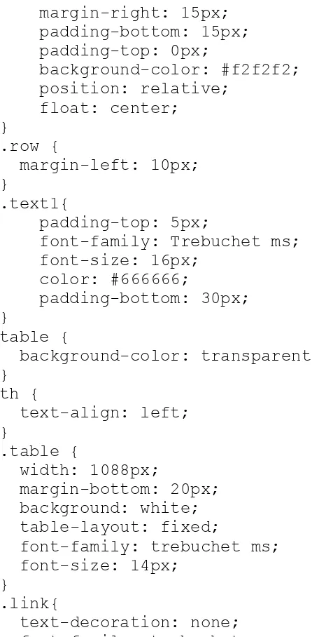 table {   background-color: transparent; 