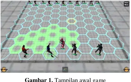 Gambar 1. Tampilan awal game 