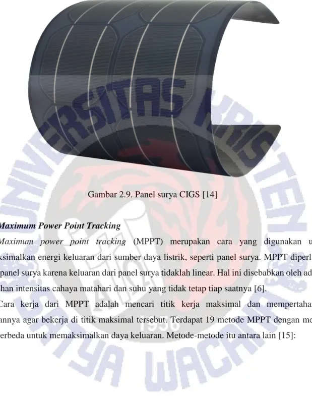 Gambar 2.9. Panel surya CIGS [14] 