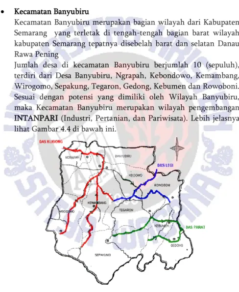 Gambar 4.4 Peta Kecamatan Banyubiru 