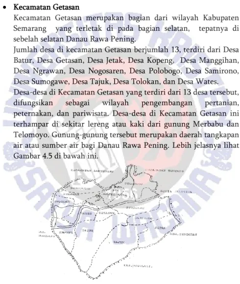 Gambar 4.5 Peta Kecamatan Getasan 