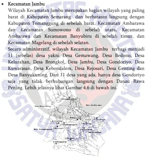 Gambar 4.6 Peta Kecamatan Jambu 
